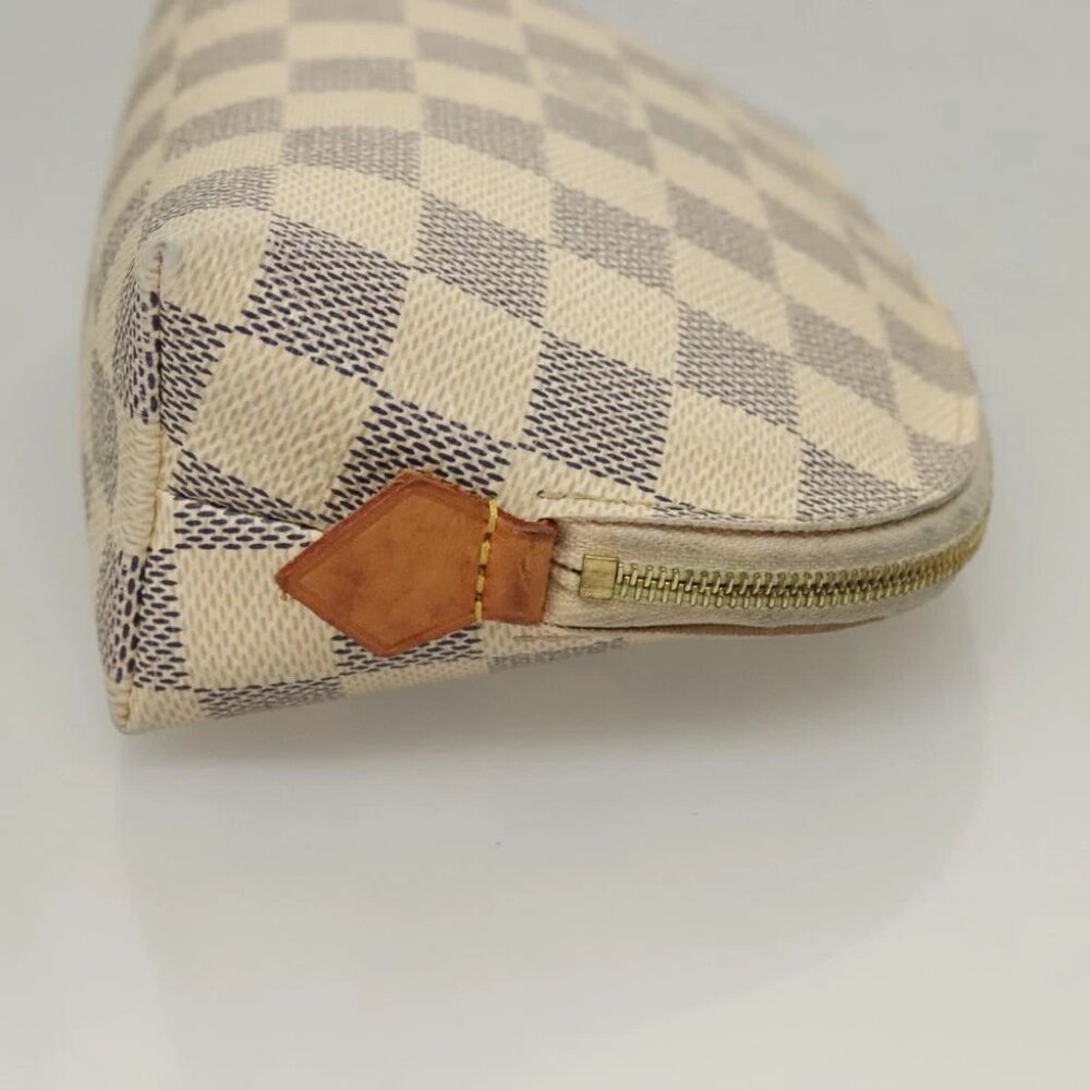 LOUIS VUITTON Damier Azur Pochette Cosmetic PM Pouch - Picture 6 of 15